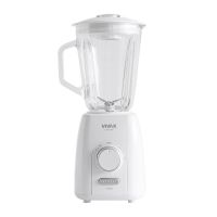 Blender Vivax BL-600G, 600 W, capacitate 1,5 L, borcan de sticla, 2 viteze, Alb