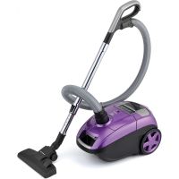 Aspirator cu sac Heinner HVC-VBS750PP, putere 750W, putere de aspirare: 200W, sac textil 2.5 L, putere variabila cu indicator LED, nivel de zgomot: 80dB, Mov