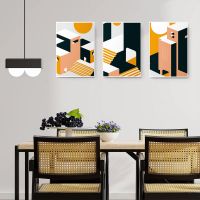 Set 3 tablouri cladiri moderne detaliu - Dimensiune multicanvas: 3 tablouri 30x45 cm