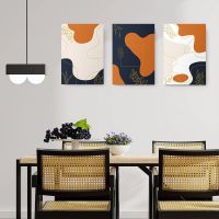 Set 3 tablouri forme abstracte multicanvas - Dimensiune multicanvas: 3 tablouri 80x120 cm