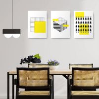 Set 3 tablouri forme geometrice - Dimensiune multicanvas: 3 tablouri 60x90 cm