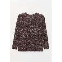 Bluza cu decolteu in V si model
