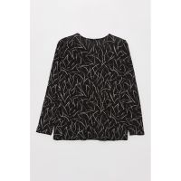 Bluza cu maneci lungi si imprimeu