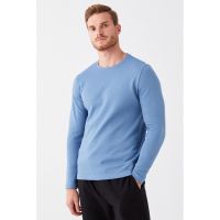 Bluza cu maneci lungi si model uni