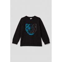 Bluza de bumbac cu imprimeu grafic