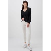 Bluza lejera cu decolteu in V