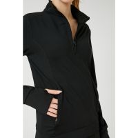 Bluza de trening cu fermoar scurt