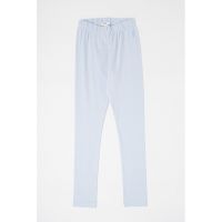 Pantaloni din amestec de bumbac cu imprimeu logo discret