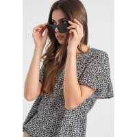 Bluza cu maneci cu volane