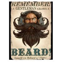 Barber Shop Tablou Shaving Vintage - Material produs:: Poster pe hartie FARA RAMA, Dimensiunea:: 60x80 cm