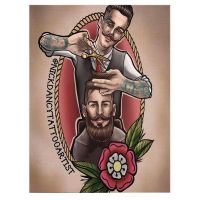 Barber Shop Tablou Shave&#038;Cut Vintage - Material produs:: Poster pe hartie FARA RAMA, Dimensiunea:: 20x30 cm