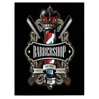 Barber Shop Tablou Shaving - Material produs:: Poster pe hartie FARA RAMA, Dimensiunea:: 60x80 cm