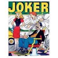 Barber Store Tablou Joker vintage - Material produs:: Tablou canvas pe panza CU RAMA, Dimensiunea:: 70x100 cm
