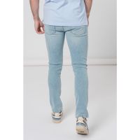 Blugi skinny cu aspect decolorat