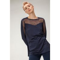 Bluza cu insertii de plasa