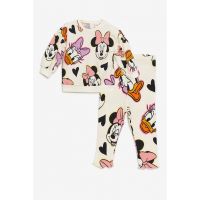 Colanti si bluza de trening cu imprimeu Disney