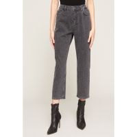 Blugi capri regular fit cu strasuri