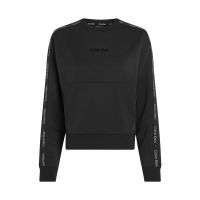 Bluza cu imprimeu logo si buzunar kangaroo pentru fitness