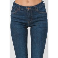 Blugi skinny cu talie medie