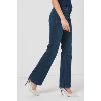 Blugi bootcut cu talie medie