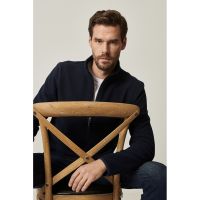 Bluza de trening din material fleece cu fermoar