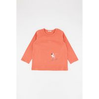 Bluza de bumbac cu imprimeu grafic