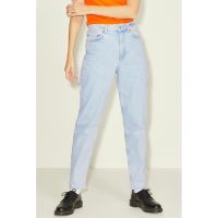 Blugi mom fit cu talie inalta