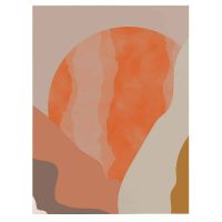 Tablou Boho minimalist forme abstracte crem 2060 - Material produs:: Poster pe hartie FARA RAMA, Dimensiunea:: A1 59,4x84,1 cm