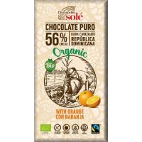 Ciocolata Neagra cu Portocale, 100gr, Pronat