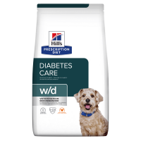 HILL'S Prescription Diet w/d Diabetes Care, Pui, dietă veterinară câini, hrană uscată, afecțiuni metabolice (diabet) HILL'S Prescription Diet w/d Diabetes Care, Pui, dietă veterinară câini, hrană uscată, metabolism (obezitate si diabet), 1.5kg