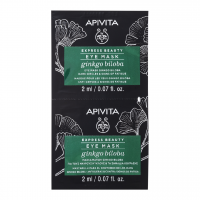 Masca detoxifianta ochi obositi cu extract de Ginko Biloba, Express, 2*2 ml, Apivita