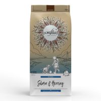 CRAFTIA Natura, M-XL, Somon și Hering, hrană uscată câini junior, 2kg