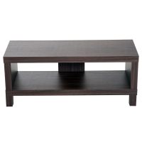 HOMCOM comoda TV, MDF, 90x35x37cm maro | AOSOM RO