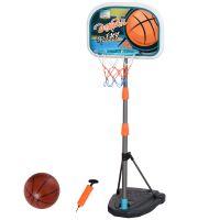 HOMCOM Set Baschet pentru Copii, Coș cu Înălțime Ajustabilă, Joc Sportiv Interior/Exterior, Multicolor | Aosom Romania