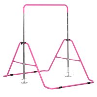 HOMCOM Bară de Gimnastică pentru Copii, Bare Orizontale Pliabile cu Înălțime Reglabilă, Antrenament Acasă, Multicolor | Aosom Romania