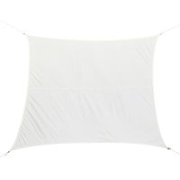 Outsunny Pânză de Umbrire Dreptunghiulară pentru Exterior, din Poliester Rezistent la UV, 4x6m, Alb | Aosom Romania
