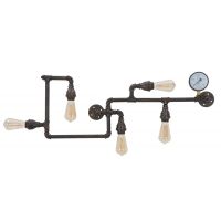 Mauro Ferretti Lampa de perete MANHATTAN cu 5 lumini CM 100X8X34