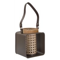 Mauro Ferretti LANTERNA FIER-RATTAN CM 16X13X20