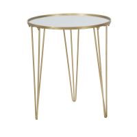 Mauro Ferretti MASUTA DE CAFEA GLAM AURIU / OGLINDA CM Ø 50X58,5