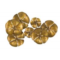 Mauro Ferretti Panou Floare Goldy Fier -B- Cm 80X6X57