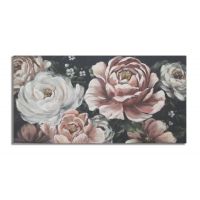 Mauro Ferretti Pictura Pe Panza Rosu Flowy -B- Cm 120X3,7X60