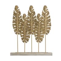 Mauro Ferretti SCULPTURA FRUNZA LUNGA CM 47X10X57,5