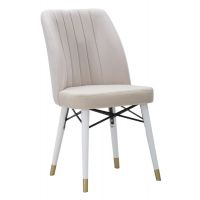 Mauro Ferretti Set Scaune Bella Crem 2Buc Cm 50X49X92,5