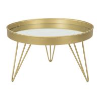 Mauro Ferretti Suport Tava Glam Gold/Oglinda Cm Ø 31X18