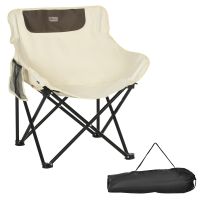 Outsunny Scaun Camping Pliant Material Oxford Oțel Buzunar Husă Transport | Aosom Romania