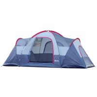Cort pentru 5-6 Persoane, Rezistent la Apa 3000mm, Protectie UV 4.55x2.3x1.8m, Gri | Aosom RO