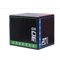 HOMCOM Cutie Pliometrică Multifuncțională 3 în 1, Antrenament CrossFit, MMA, Fitness Acasă sau la Sala, 76x51x61cm | Aosom Romania