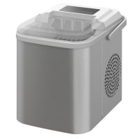 HOMCOM Masina de Facut Gheata pentru Blat, 12Kg in 24 de Ore