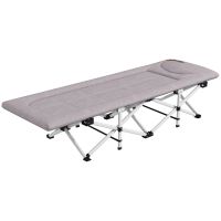 Outsunny Pat de Camping Pliabil pentru Adulti cu Saltea