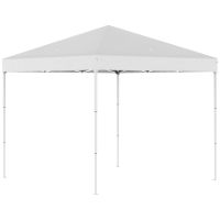 Outsunny Pavilion Pop Up Rezistent la Apă 2.45x2.45m cu Frânghii și Cuie din Oțel, Material Oxford, Albastru | Aosom Romania